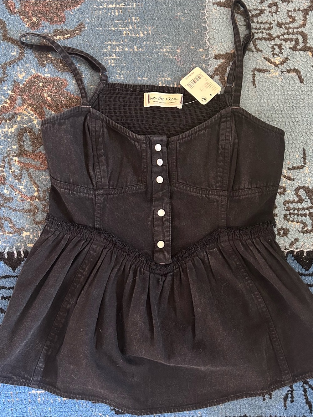 Reworked Denim Tank - Picture 4 of 5